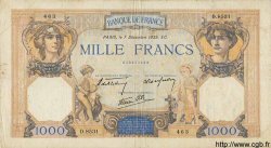 1000 Francs CÉRÈS ET MERCURE type modifié FRANCIA  1939 F.38.40 MB