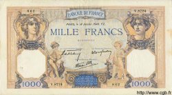 1000 Francs CÉRÈS ET MERCURE type modifié FRANKREICH  1940 F.38.41 SS
