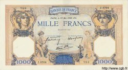 1000 Francs CÉRÈS ET MERCURE type modifié FRANKREICH  1940 F.38.47 VZ