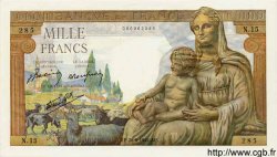 1000 Francs DÉESSE DÉMÉTER FRANCIA  1942 F.40.01 EBC