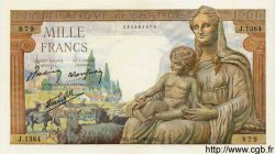 1000 Francs DÉESSE DÉMÉTER FRANCIA  1942 F.40.07 AU