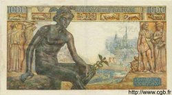 1000 Francs DÉESSE DÉMÉTER FRANCIA  1943 F.40.40 MBC+ a EBC