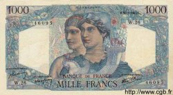 1000 Francs MINERVE ET HERCULE FRANCE  1945 F.41.03 XF+