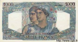 1000 Francs MINERVE ET HERCULE FRANKREICH  1948 F.41.22 VZ+