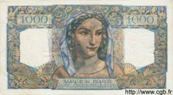 1000 Francs MINERVE ET HERCULE FRANKREICH  1949 F.41.30 fVZ