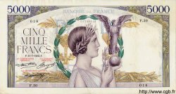5000 Francs VICTOIRE FRANCE  1935 F.44.03 VF-