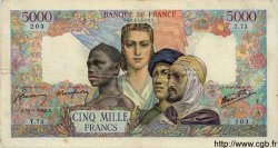 5000 Francs EMPIRE FRANÇAIS FRANCIA  1942 F.47.04 BC