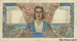 5000 Francs EMPIRE FRANCAIS FRANCIA  1945 F.47.26 q.BB