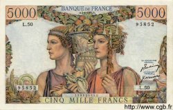 5000 Francs TERRE ET MER FRANCIA  1951 F.48.04 q.SPL