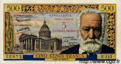 5 NF sur 500 Francs Victor HUGO FRANCE  1958 F.52.01