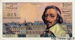 10 Nouveaux Francs RICHELIEU FRANCE  1959 F.57.03