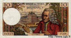 10 Francs VOLTAIRE FRANCE  1966 F.62.22 VF+