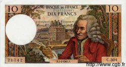 10 Francs VOLTAIRE FRANCE  1967 F.62.25 UNC-