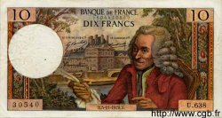 10 Francs VOLTAIRE FRANCIA  1970 F.62.47 MBC