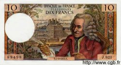 10 Francs VOLTAIRE FRANCE  1972 F.62.58