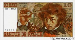 10 Francs BERLIOZ FRANCE  1972 F.63.01 UNC