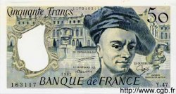50 Francs QUENTIN DE LA TOUR FRANCIA  1987 F.67.13