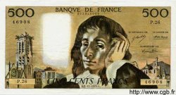 500 Francs PASCAL FRANCE  1971 F.71.07 XF