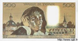 500 Francs PASCAL FRANCIA  1991 F.71.47 q.FDC