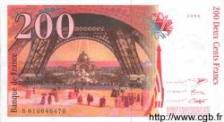 200 Francs EIFFEL Sans STRAP FRANCIA  1996 F.75f4.02 q.FDC