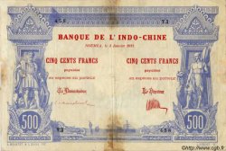 500 Francs NEW CALEDONIA  1921 P.22 F+
