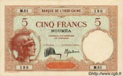 5 Francs NOUVELLE CALÉDONIE  1932 P.36b q.FDC