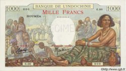 1000 Francs NOUVELLE CALÉDONIE  1938 P.43as pr.NEUF