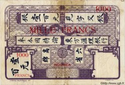 1000 Francs NEW CALEDONIA  1939 P.40 F+