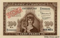 100 Francs NOUVELLE CALÉDONIE  1943 P.46as EBC+
