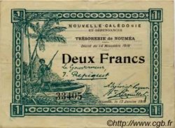 2 Francs NEW CALEDONIA  1919 P.35a VF