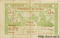 5 Francs NOUVELLE CALÉDONIE  1943 P.58 fSS