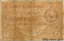 5 Francs NOUVELLE CALÉDONIE Nouméa 1875 P.02 F+