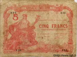 5 Francs TAHITI  1920 P.04 var SGE