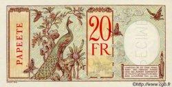 20 Francs Spécimen TAHITI  1927 P.12as FDC