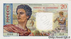 20 Francs TAHITI  1951 P.21as UNC-