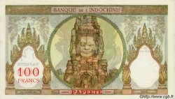 100 Francs TAHITI  1956 P.14c fST