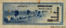 1000 Francs TAHITI  1954 P.22 F+