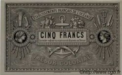 5 Francs TAHITI  1880 P. -s ST