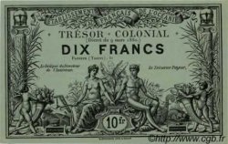 10 Francs TAHITI  1880 P. -s ST