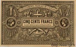 500 Francs TAHITI  1880 P. -s FDC