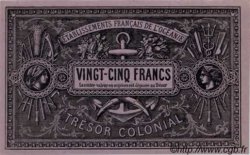 25 Francs TAHITI  1880 P. -s ST