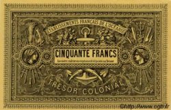 50 Francs TAHITI  1880 P. -s ST
