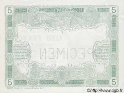 5 Francs Spécimen DJIBOUTI  1923 P.01s XF+