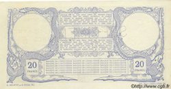 20 Francs DJIBOUTI  1909 P.02s AU
