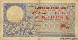 20 Francs DJIBUTI  1921 P.04B q.MB