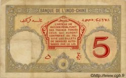 5 Francs DJIBOUTI  1927 P.06a VF