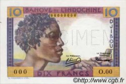 10 Francs DJIBOUTI  1946 P.19s UNC