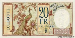 20 Francs Spécimen DJIBUTI  1936 P.07as FDC