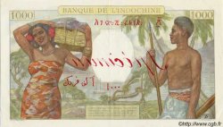 1000 Francs DJIBUTI  1943 P.13Ds SPL