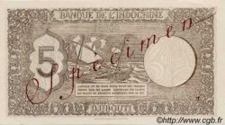 5 Francs Palestine DJIBOUTI  1945 P.14s AU